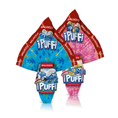 Čokoladno jaje Balocco Puffi 150 g