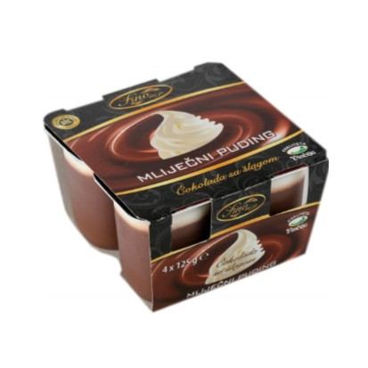 Puding čokolada šlag 4x125 g