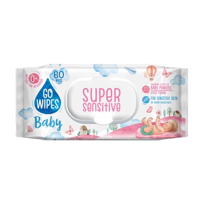 Baby vlažne maramice Go wipes sensitive 60 komada