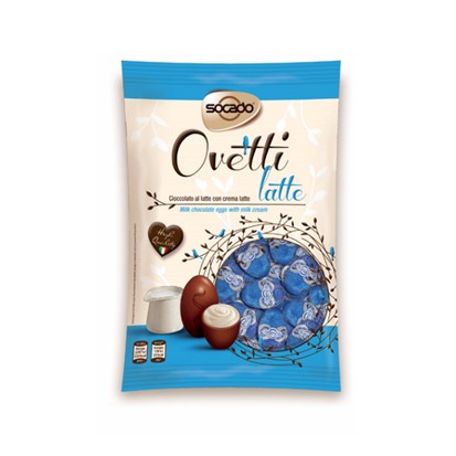 Mini čokoladna jaja Socado latte 130 g
