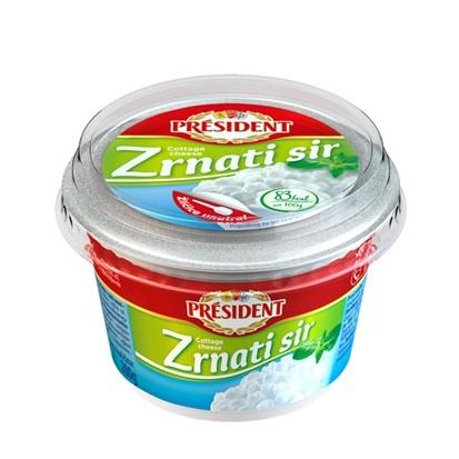 Svježi zrnati sir President Dukat 200 g