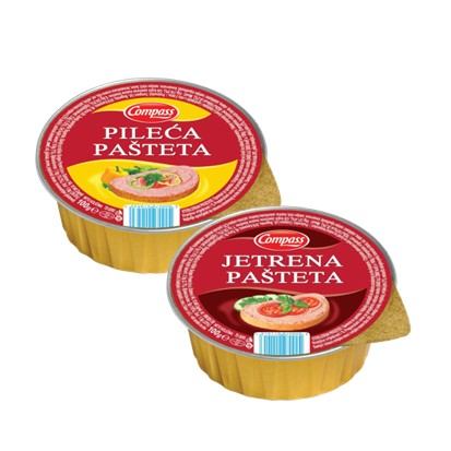 Jetrena i pileća pašteta Compass 100 g