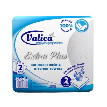 Papirnati ručnici Valica extra plus  2 role 2slojni