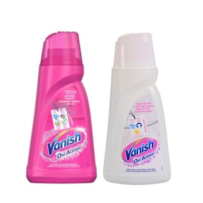 Odstranjivač mrlja Vanish liquid pink i white 1 L