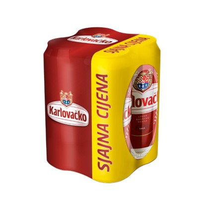 Pivo Karlovačko 4 x 0,5 L