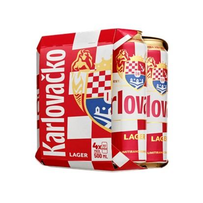 Pivo Karlovačko 4 x 0,5 L