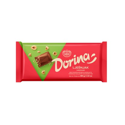 Čokolada Dorina sjeckani lješnjak 80 g