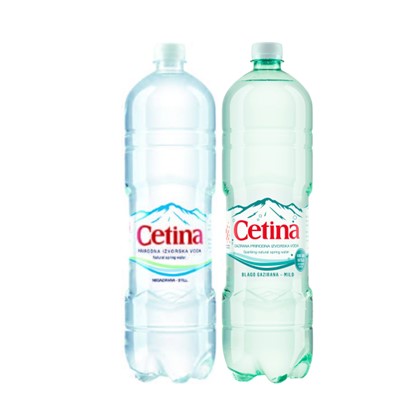 Negazirana i gazirana izvorska voda Cetina 1,5 L