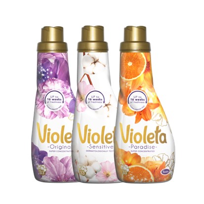 Omekšivači Violeta Original, Sensitive, Paradise 900 ml