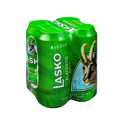 Pivo Zlatorog 4x0,5 L