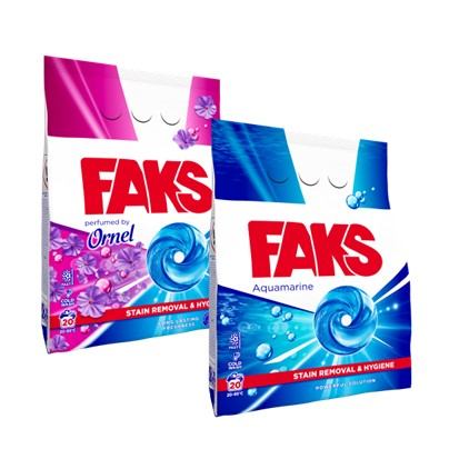 Deterdžent za rublje u prahu Faks aquamarine, Faks by Ornel 1,1 kg