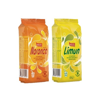 Vitaminski instant napitak Ultra plus  naranča i limun 500g