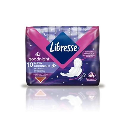 Higijenski ulošci Libresse Maxi goodnight clip 10 komada