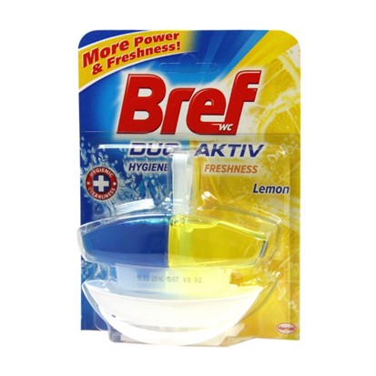 Osvježivač WC školjke Bref duo active lemon 50 ml
