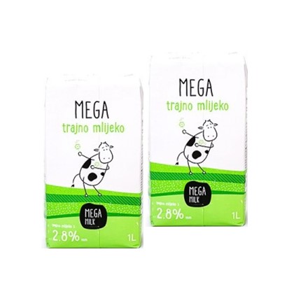 Mlijeko Mega 2,8% m.m. 1 L