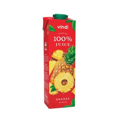 Vindi Juice 100% ananas 1 L