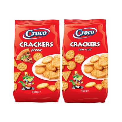 Krekeri Croco slani i pizza 400 g